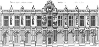 Engraving from Le premier volume des plus excellents Bastiments de France by Jacques I Androuet du Cerceau by Jacques I Androuet du Cerceau